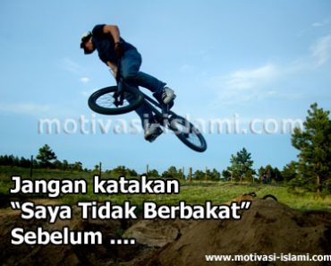 saya tidak berbakat